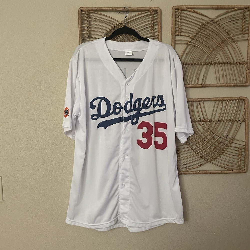 Los Angeles Dodgers Cody Bellinger #35 White Sz XL  2019 Stadium Give Away B37